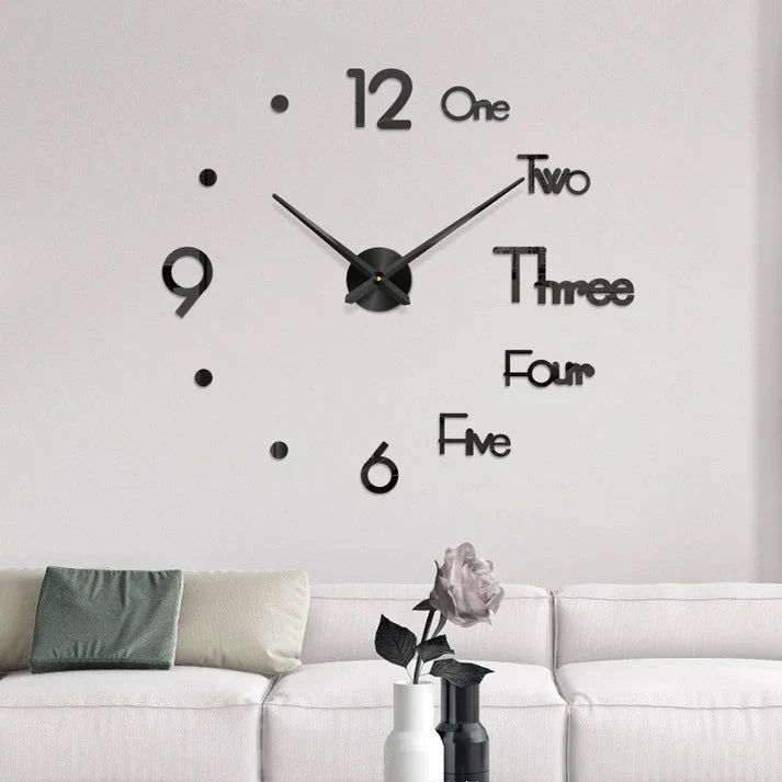 Simple and Creative Wall Clock Touch Of Modern Style Sophistication
