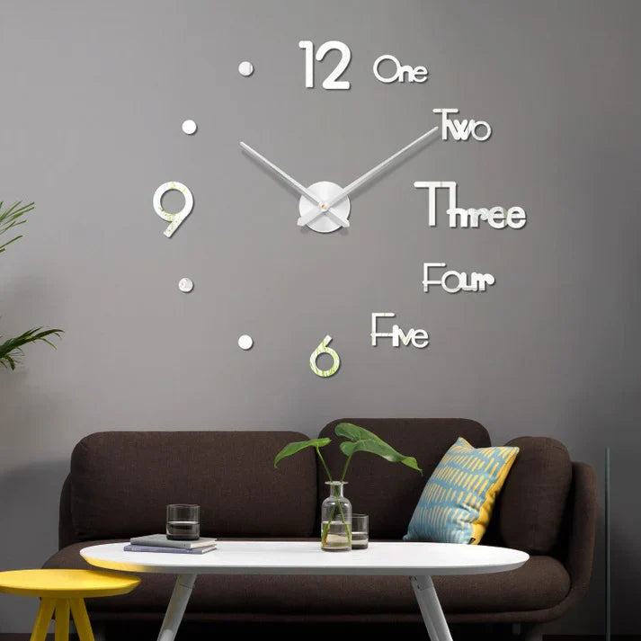 Simple and Creative Wall Clock Touch Of Modern Style Sophistication