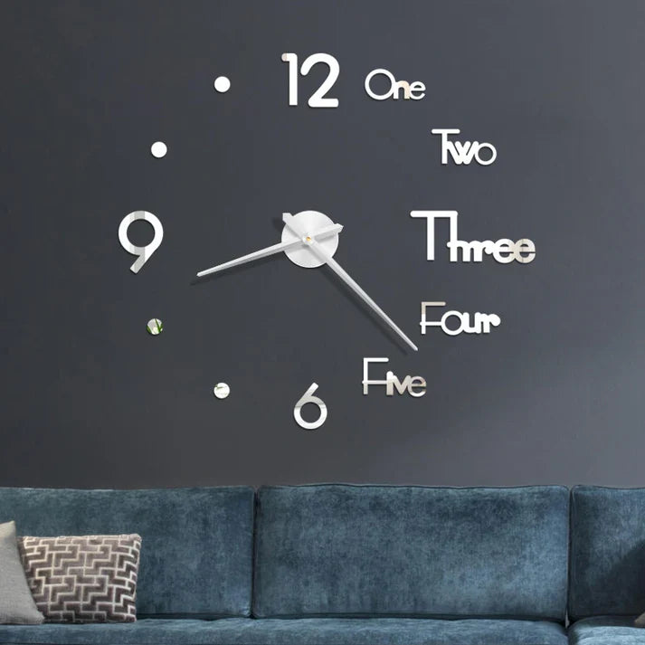 Simple and Creative Wall Clock Touch Of Modern Style Sophistication