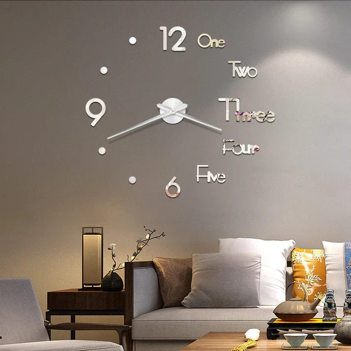 Simple and Creative Wall Clock Touch Of Modern Style Sophistication