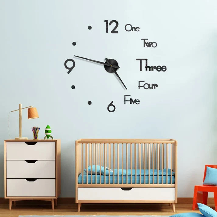 Simple and Creative Wall Clock Touch Of Modern Style Sophistication