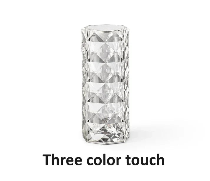Nordic USB Crystal Table Lamps - Diamond Multicolor Night Light
