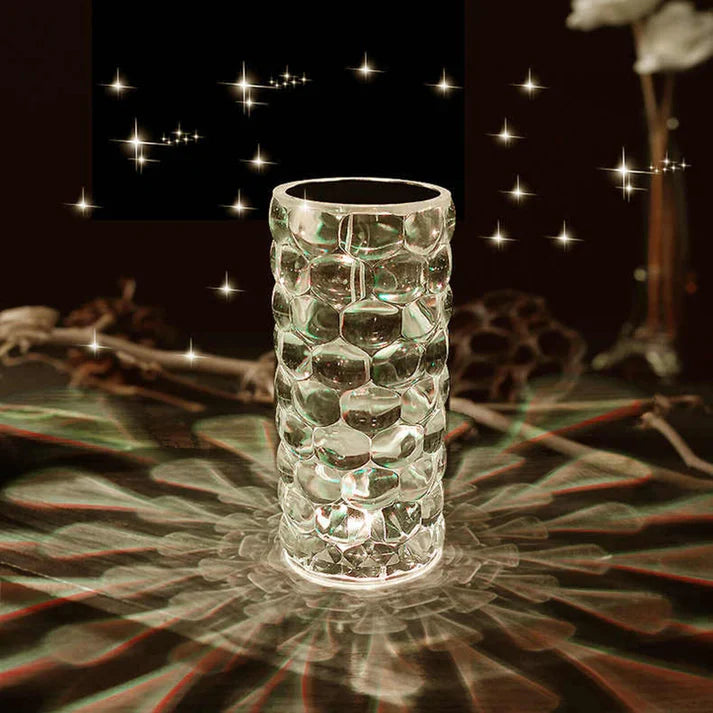 Nordic USB Crystal Table Lamps - Diamond Multicolor Night Light
