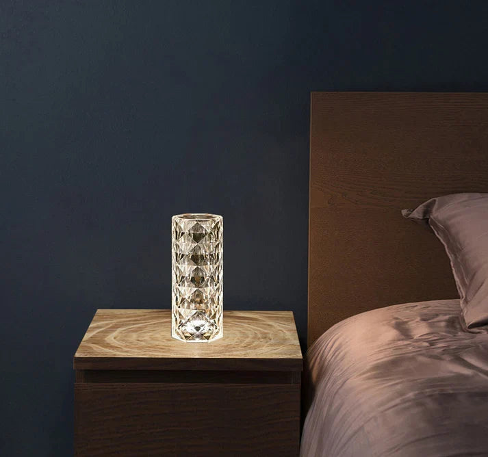 Nordic USB Crystal Table Lamps - Diamond Multicolor Night Light