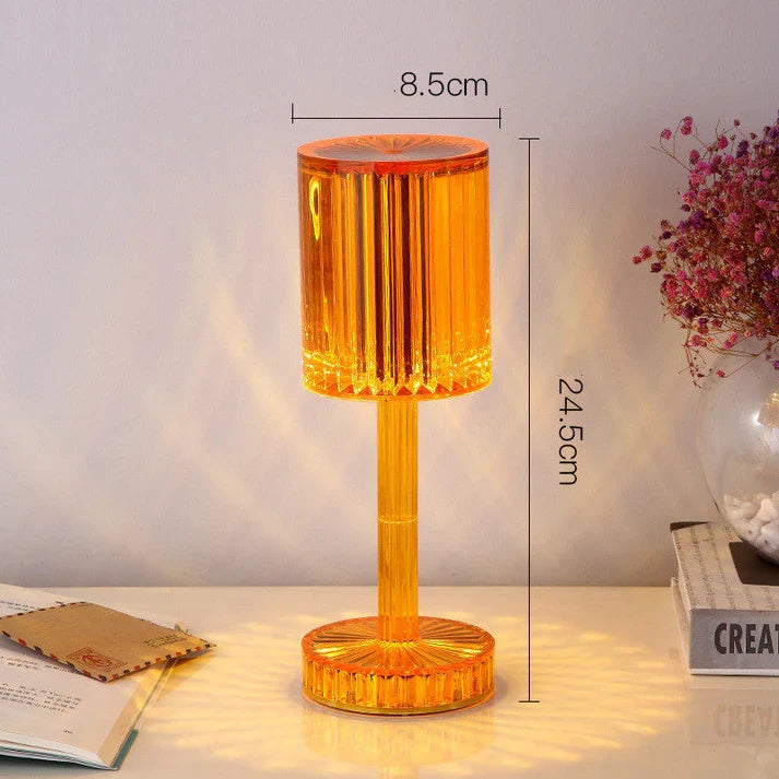 Crystal Lamps Hotel Decoration Diamond Romantic Warm Led For Romantic Gift Night Table Light