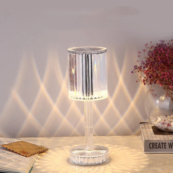 Crystal Lamps Hotel Decoration Diamond Romantic Warm Led For Romantic Gift Night Table Light
