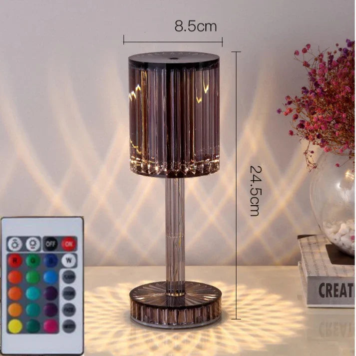 Crystal Lamps Hotel Decoration Diamond Romantic Warm Led For Romantic Gift Night Table Light