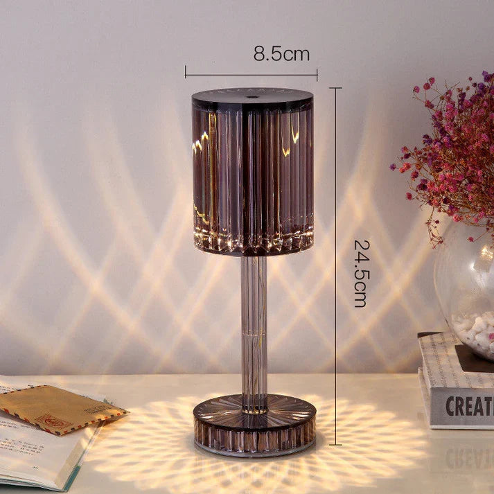Crystal Lamps Hotel Decoration Diamond Romantic Warm Led For Romantic Gift Night Table Light