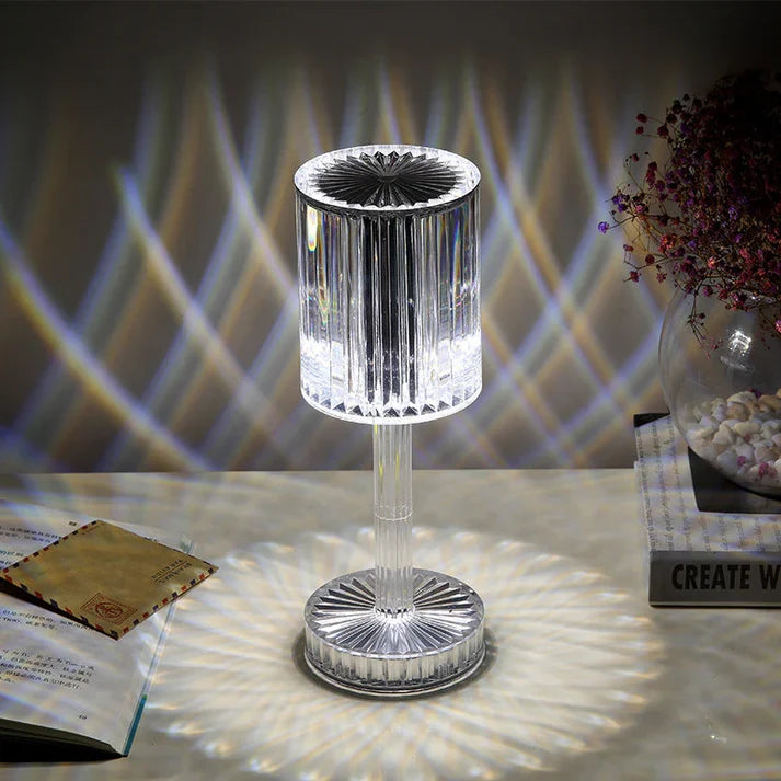 Crystal Lamps Hotel Decoration Diamond Romantic Warm Led For Romantic Gift Night Table Light
