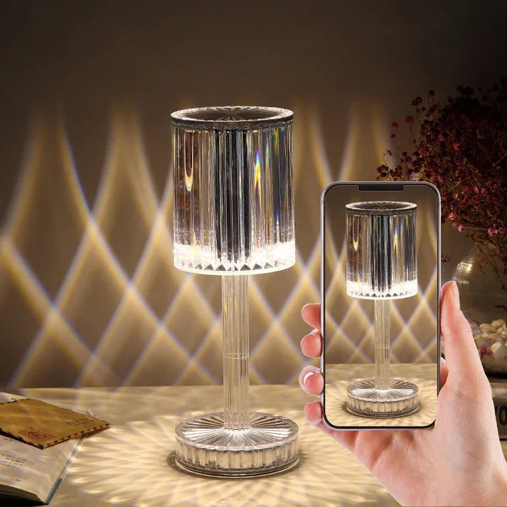 Crystal Lamps Hotel Decoration Diamond Romantic Warm Led For Romantic Gift Night Table Light