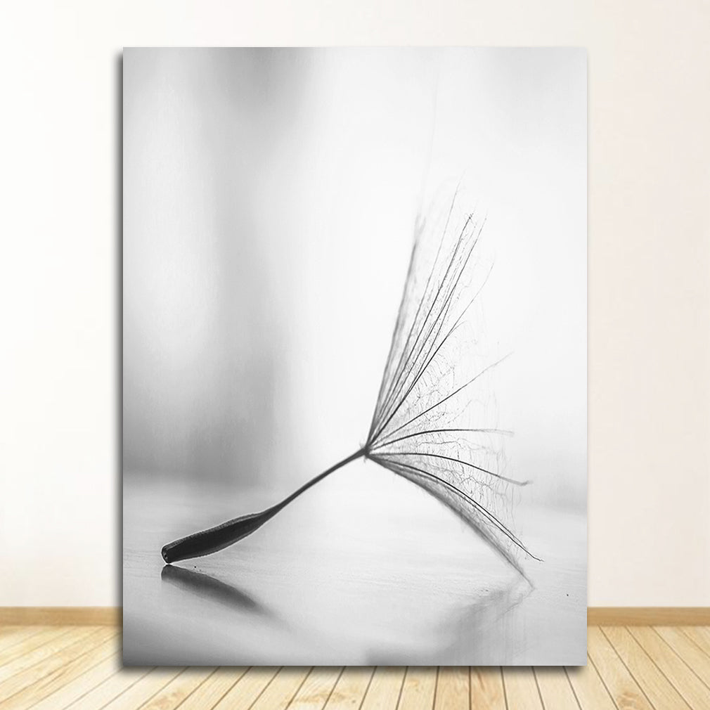 Abstract Flower Painting Dandelion Canvas - Living Room Decor (Frameless)