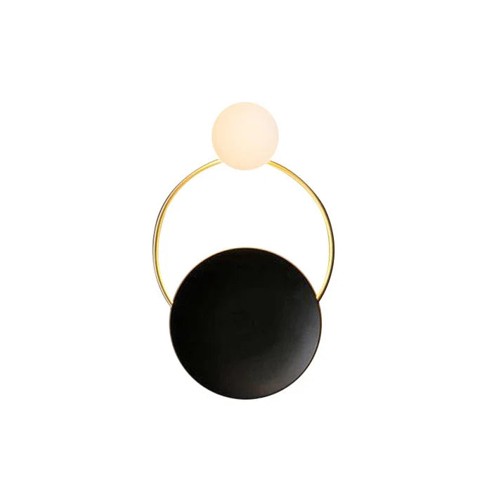 Post-modern Ring To Enhance The Style Hotel Restaurant Innovative Ring Decor Wall Lamp