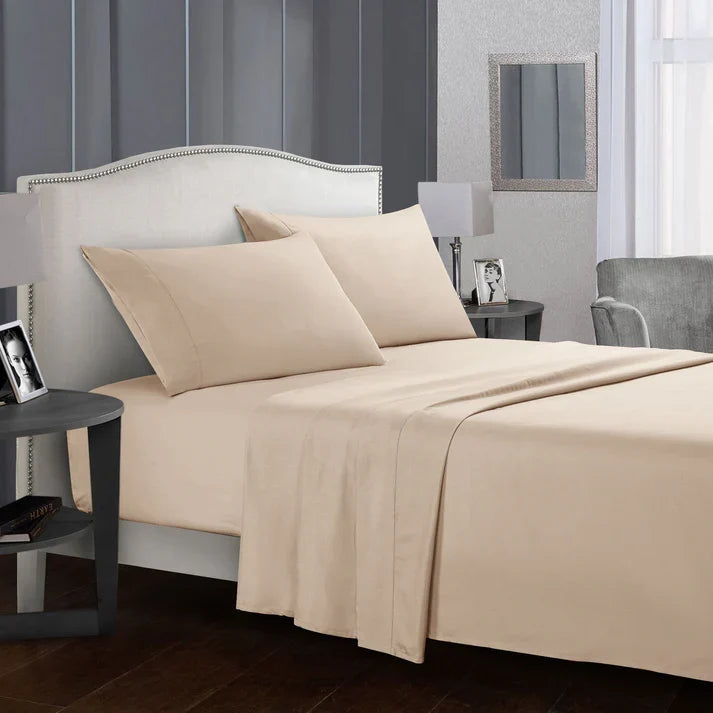 Splendas Deep Pocket Bed Sheet Set – Soft Cooling Breathable | 5 Colors | Twin to Cal King