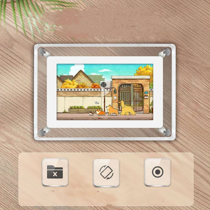 5-inch Digital Ultra-Clear Acrylic Photo Frames for Modern Decoration