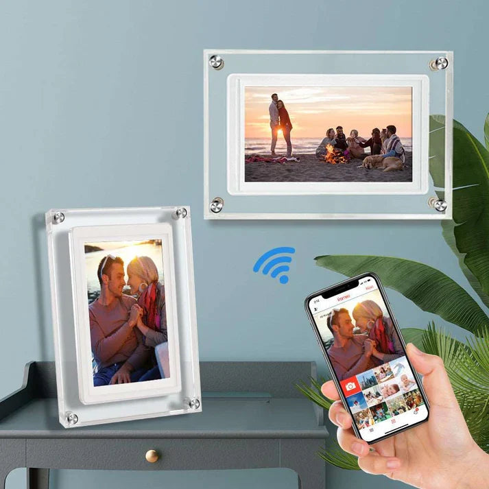 5-inch Digital Ultra-Clear Acrylic Photo Frames for Modern Decoration