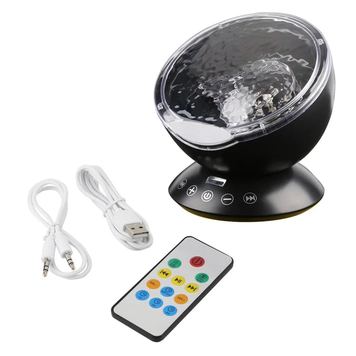 Ocean Wave Projector with Built in Audio Speaker