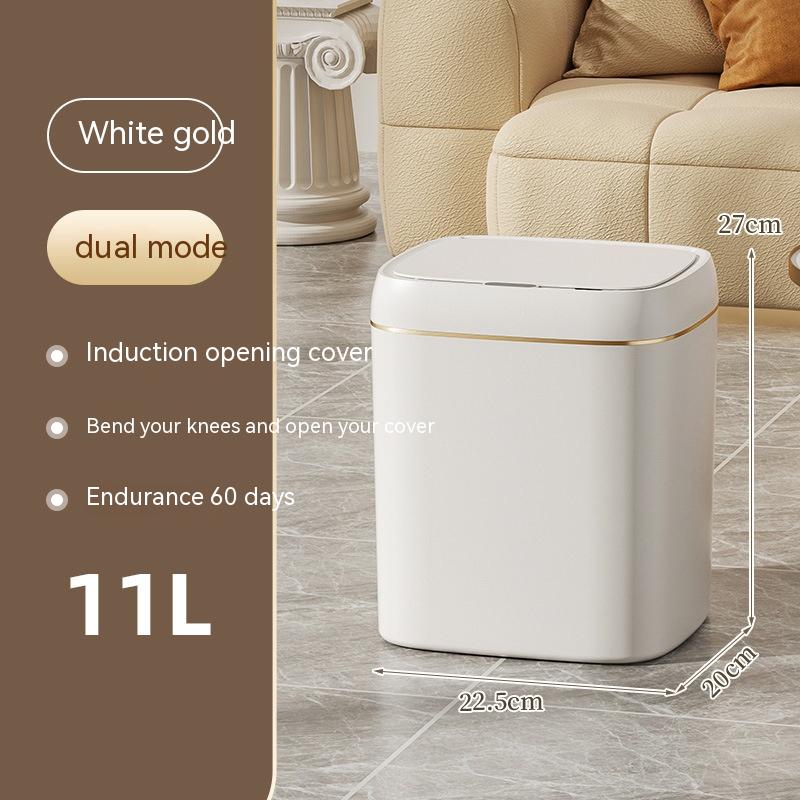 Smart Touchless Trash Can with UV & Deodorizer – 13L/16L