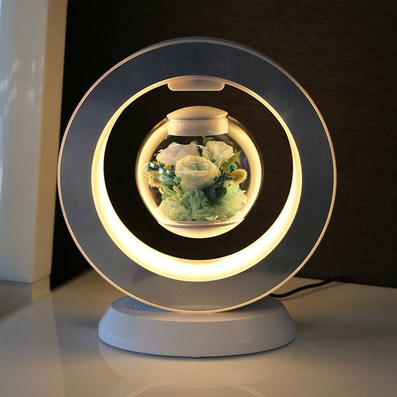 Magnetic Levitation Immortal Flowers For Girlfriend On Valentine's Day