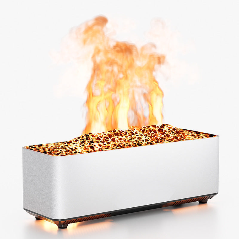 Volcano Aromatherapy Ultrasonic Air Humidifier Flame Effect Home Decor Diffuser