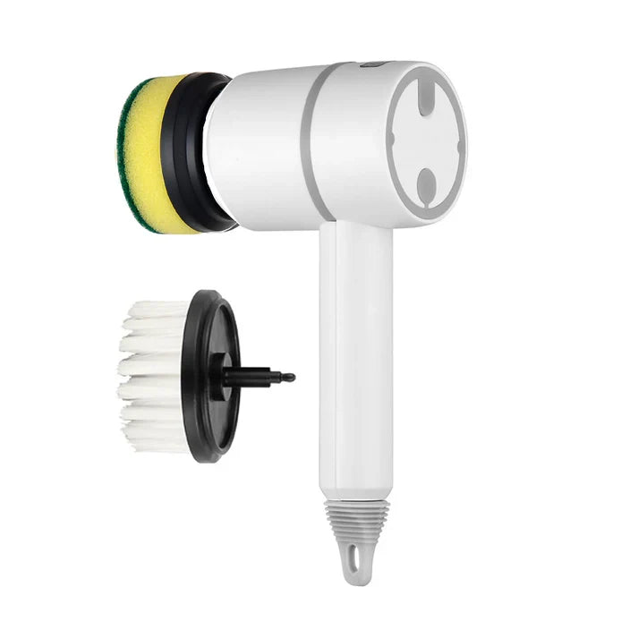 Automatic Cleaning Brush USB Rechargeable Electric Scrubber for Kitchen & Bathroom
