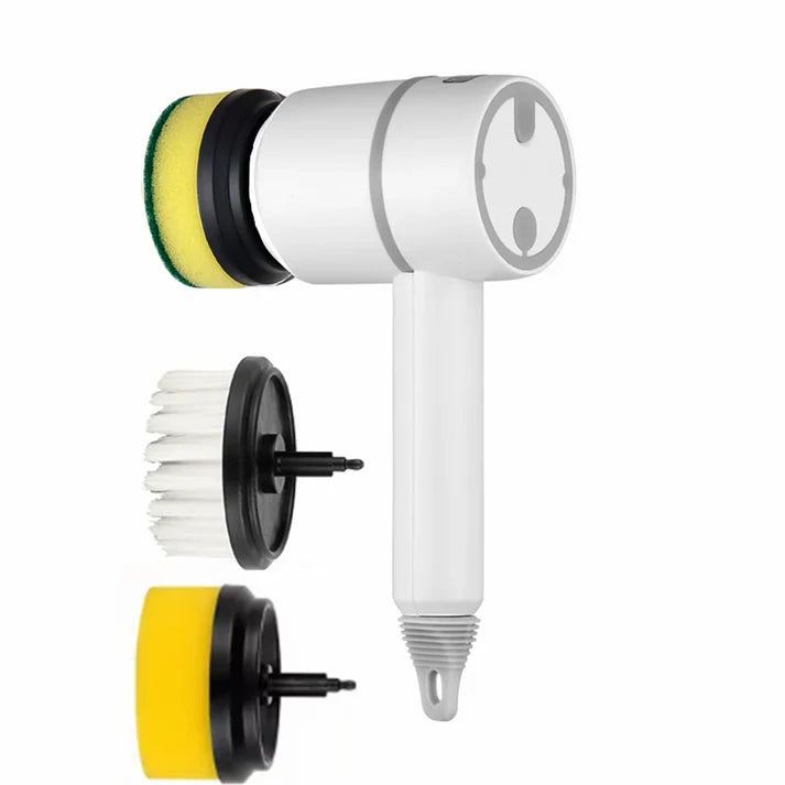 Automatic Cleaning Brush USB Rechargeable Electric Scrubber for Kitchen & Bathroom