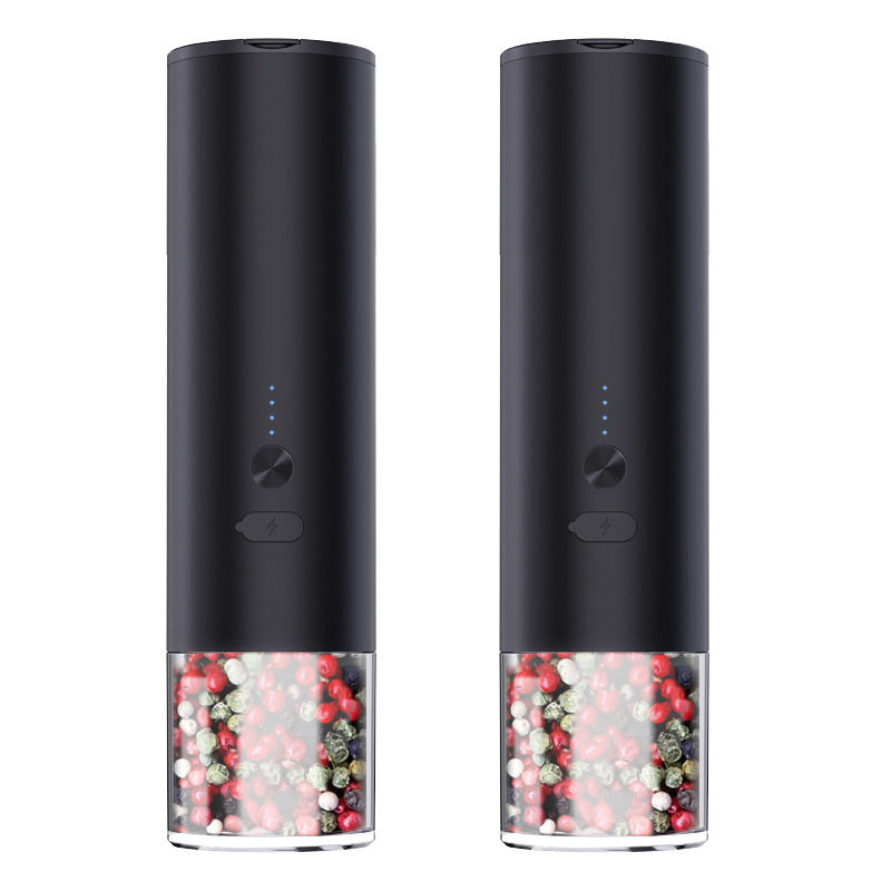 Electric Salt And Pepper Grinder Set Rechargeable LED Mill Kitchen Tool