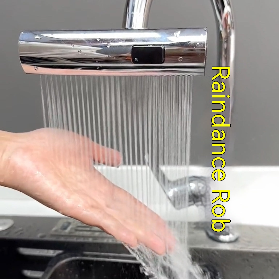 Waterfall Kitchen Faucet Splash-Proof Rotating Bubbler Multifunctional Nozzle Set