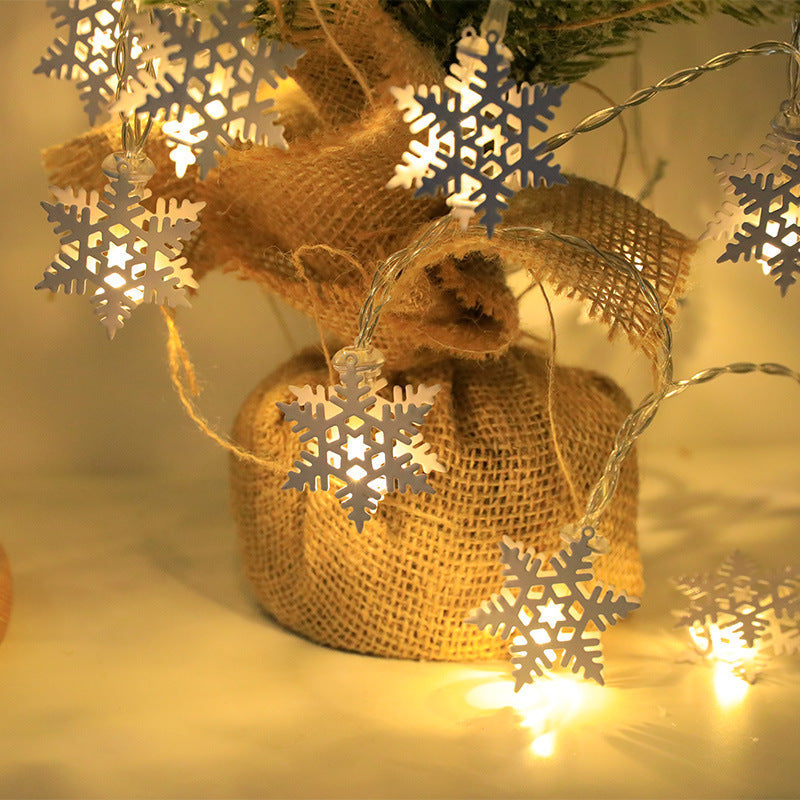Santa Claus String Lights Christmas LED Light Elk Snowman Xmas Ornament Decoration