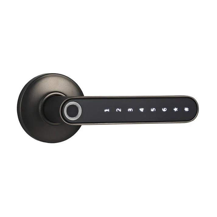 Fingerprint Door Lock Keyless Security Door Handle For Home