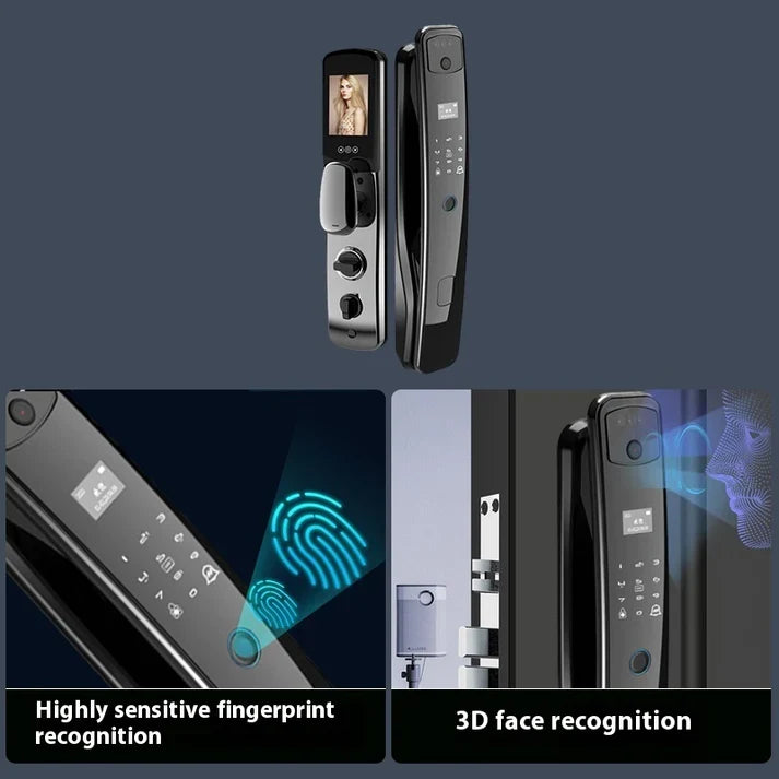 Home Fully Automatic Fingerprint Smart 3D Face Recognition Lock