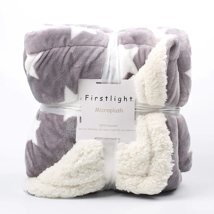 Fleece Plush Throw Blanket - Soft Warm Blanket for Bed & Sofa | 4 Colors 3 Sizes