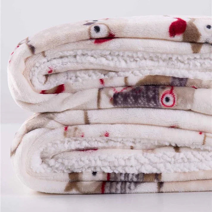 Fleece Plush Throw Blanket - Soft Warm Blanket for Bed & Sofa | 4 Colors 3 Sizes