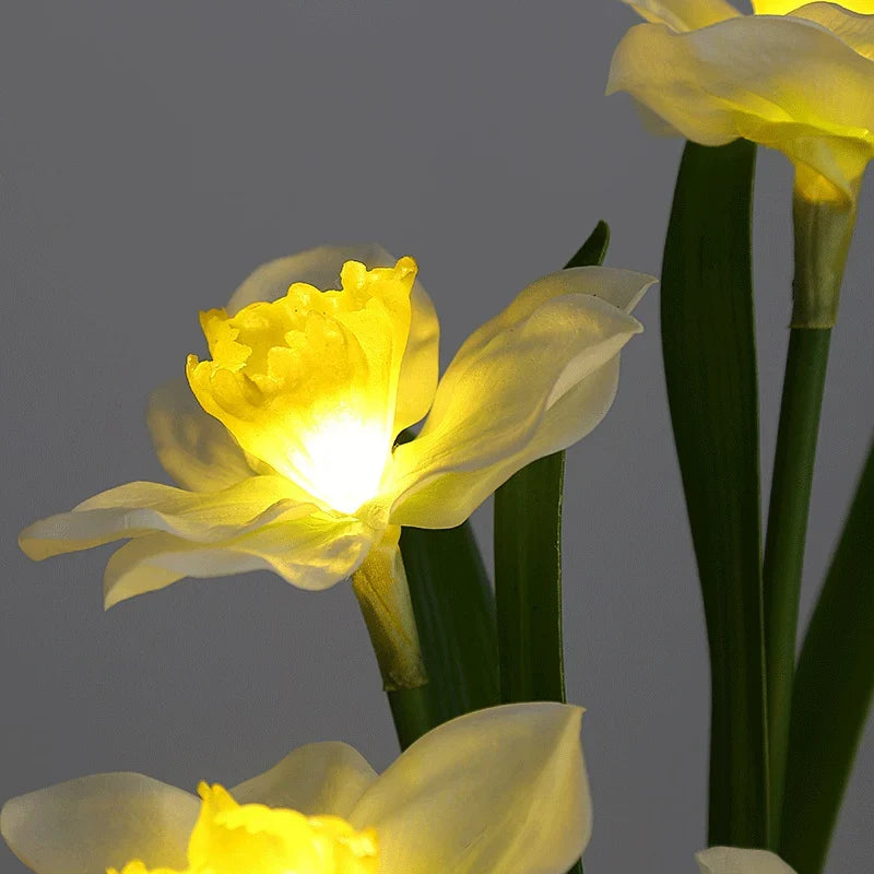 Flower Vase USB Lamp Minimalist Creative LED Night Light for Home Decor