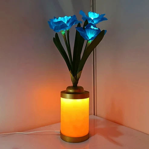 Flower Vase USB Lamp Minimalist Creative LED Night Light for Home Decor