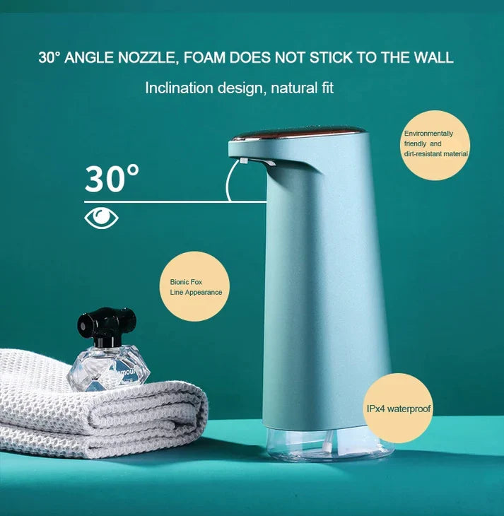 Automatic Foam Dispenser! Chargeable Hand Sanitizer For Kitchen & Bathroom
