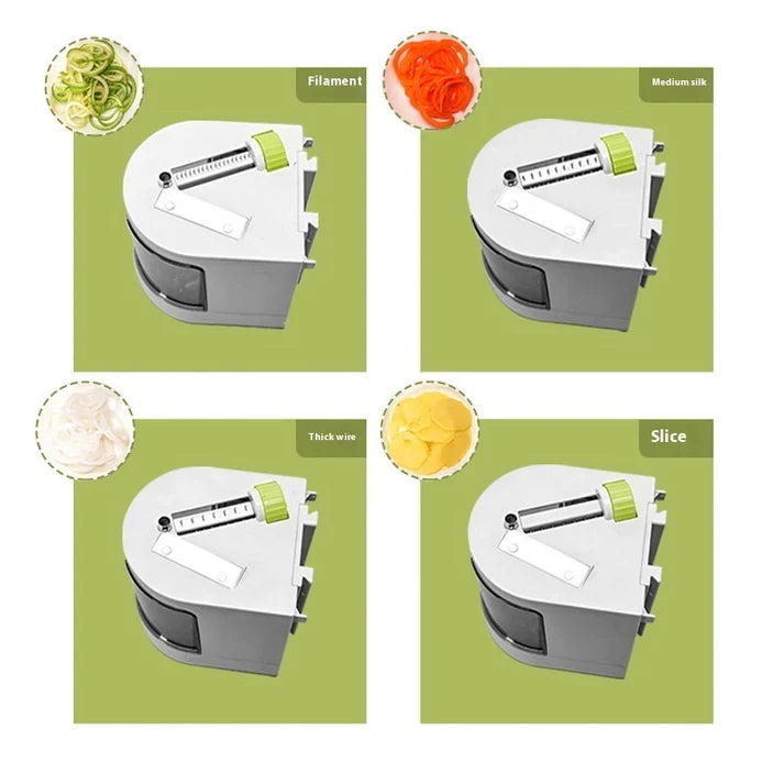 Multifunctional Fruit and Vegetable Slicer Hand Crank Rotary Grater Kitchen Gadget