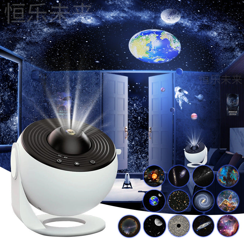 Galaxy Projector Night Light - 360 Degree Starry Sky Planetarium Lamp for Kids Bedroom