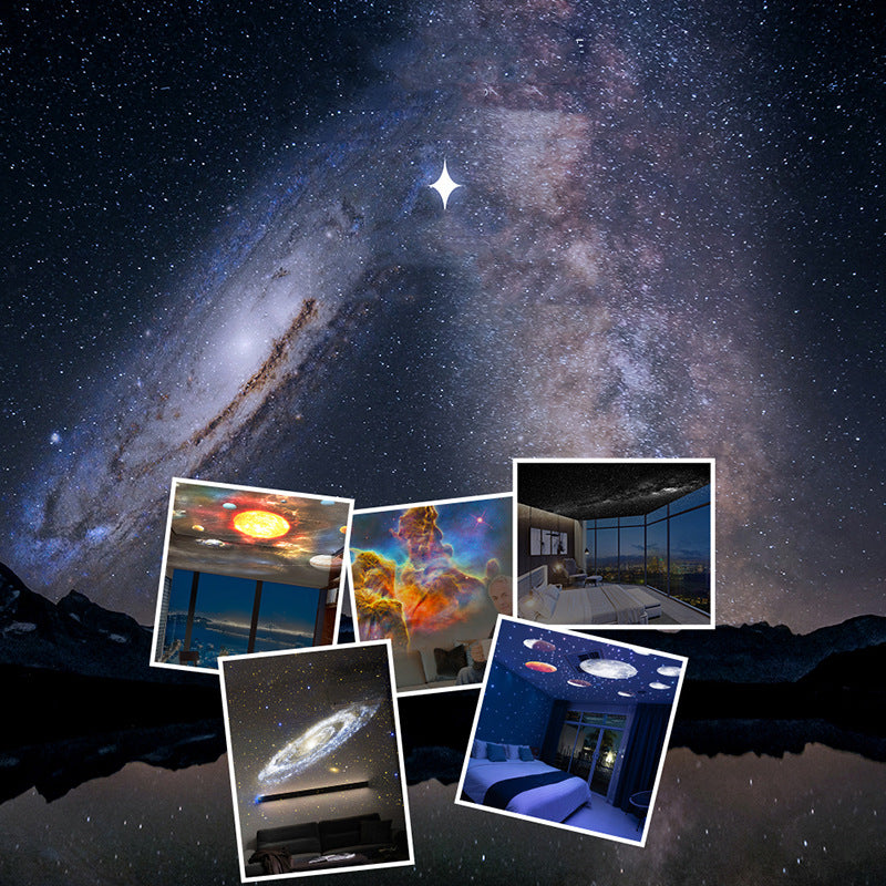 Galaxy Projector Night Light - 360 Degree Starry Sky Planetarium Lamp for Kids Bedroom