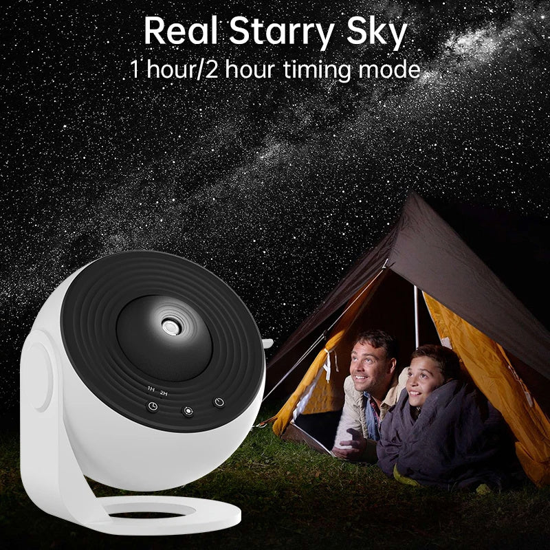 Galaxy Projector Night Light - 360 Degree Starry Sky Planetarium Lamp for Kids Bedroom