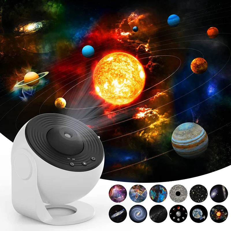 Galaxy Projector Night Light - 360 Degree Starry Sky Planetarium Lamp for Kids Bedroom