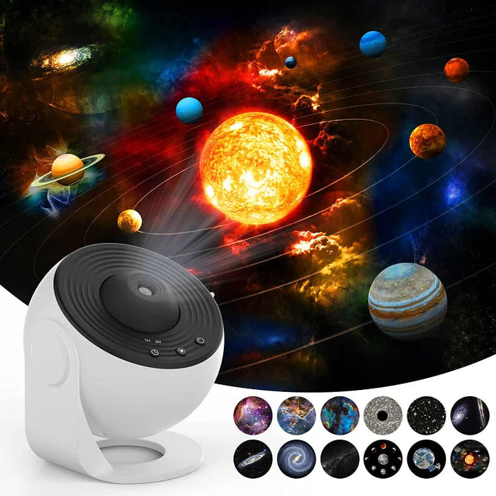 Galaxy Projector Night Light - 360 Degree Starry Sky Planetarium Lamp for Kids Bedroom