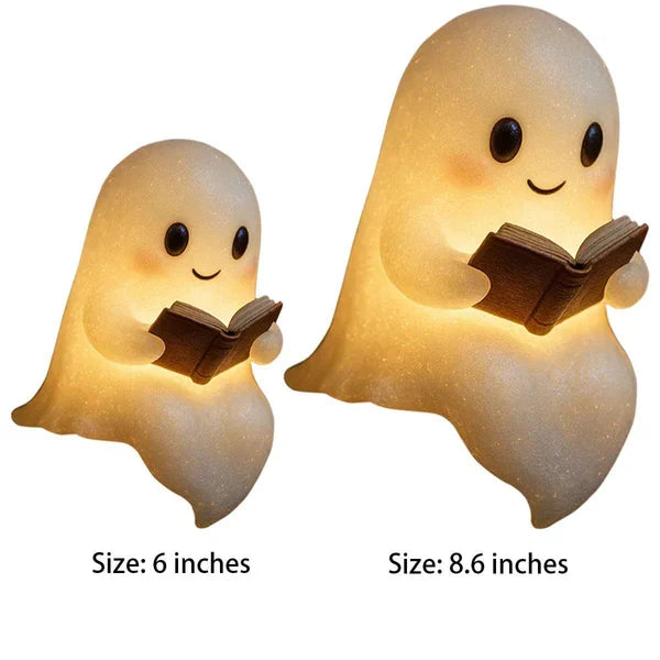Ghost Night Light LED Lamp | Glowing Halloween Bedside Lamp for Kids Room
