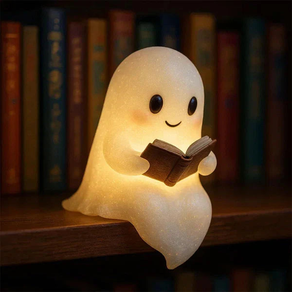 Ghost Night Light LED Lamp | Glowing Halloween Bedside Lamp for Kids Room