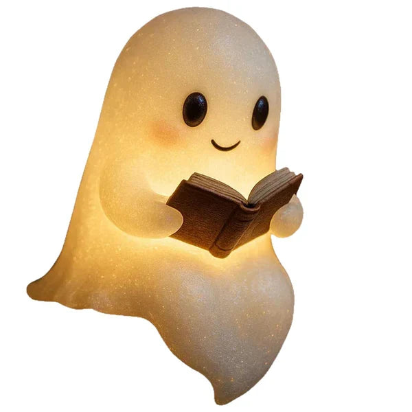 Ghost Night Light LED Lamp | Glowing Halloween Bedside Lamp for Kids Room
