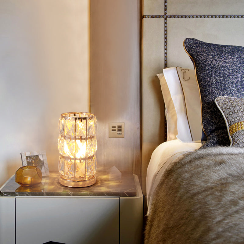 Gold Crystal Table Lamps (Bedside Lamp Bedroom)