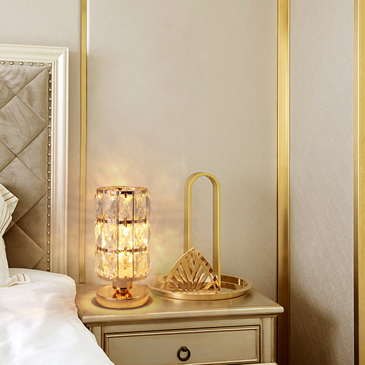 Gold Crystal Table Lamps (Bedside Lamp Bedroom)