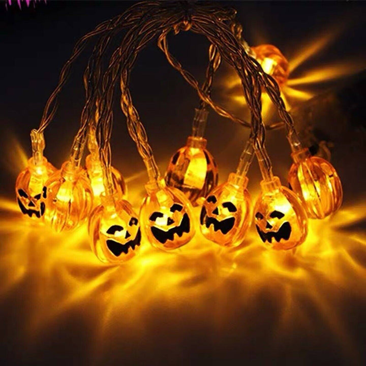 Halloween Decoration LED Pumpkin String Lights Lantern