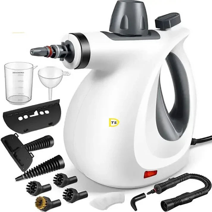 Handheld Steam Cleaner with 9 Interchangeable Heads Chemical Free Deep Cleaning Machine