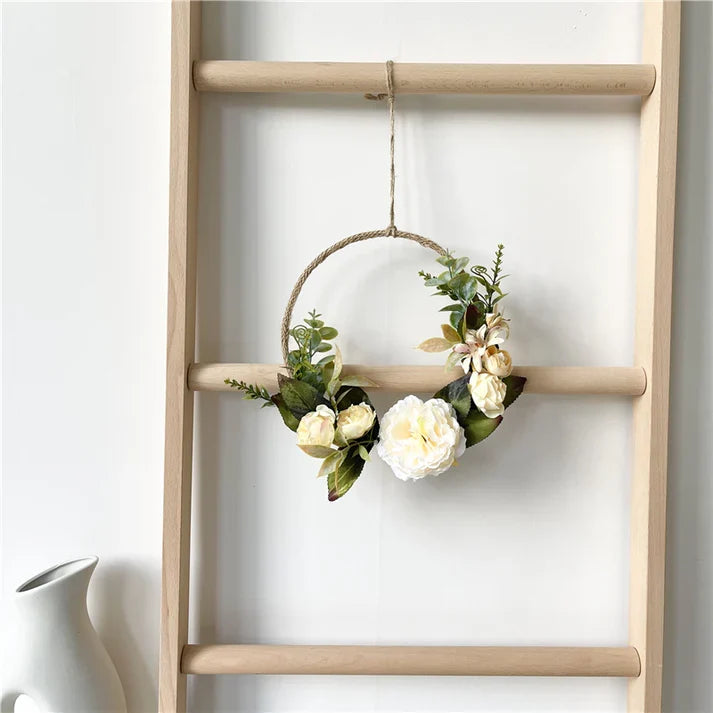 Room Wall Decor Hanging Metal Wreath Garland