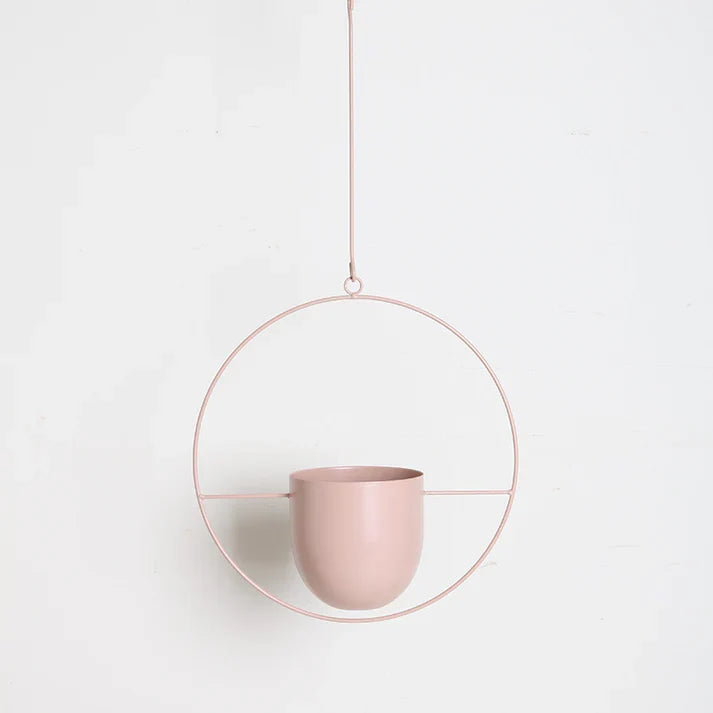 Simple Creative Hanging Iron Flower Pot Hydroponic Plant Pot